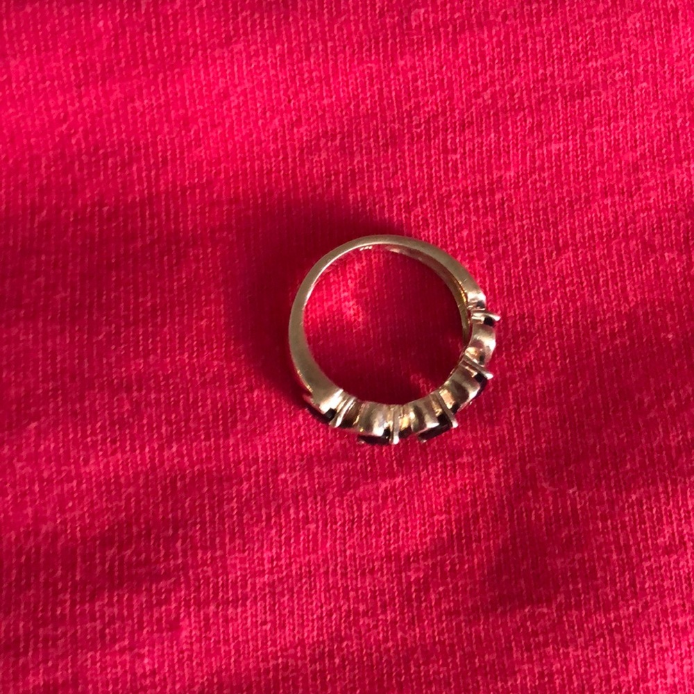 Sterling silver 925 blue stones ring size 6
